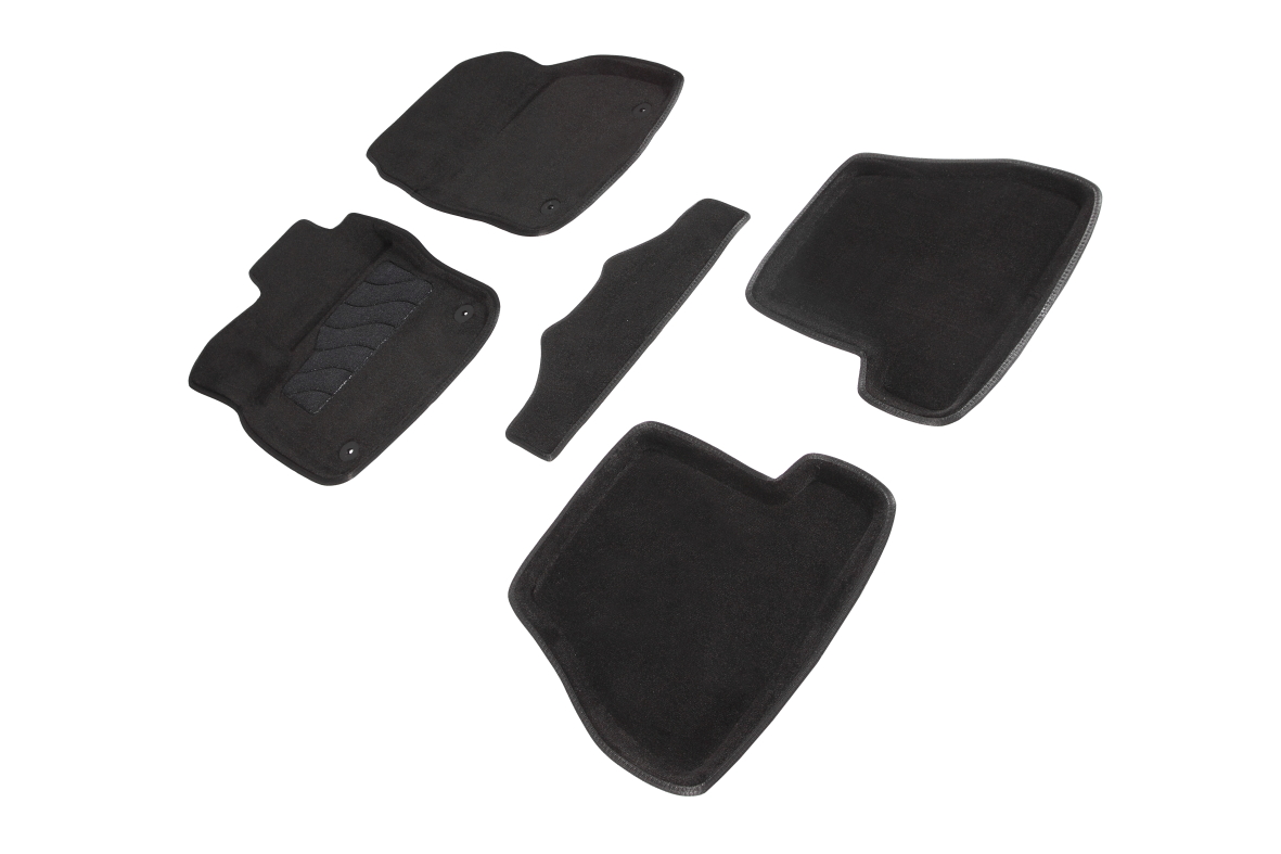 3D коврики в салон ворсовые для Ford Focus III МКПП 2011-2015