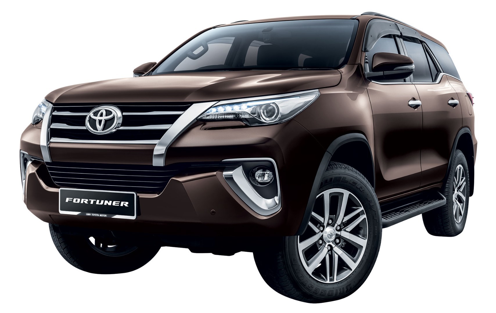 3D коврики в салон из экокожи для Toyota Fortuner II  2015- н.в.