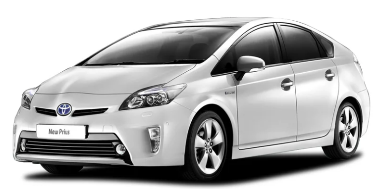 3D коврики в салон из экокожи для Toyota Prius III  (XW30) 2012-2016